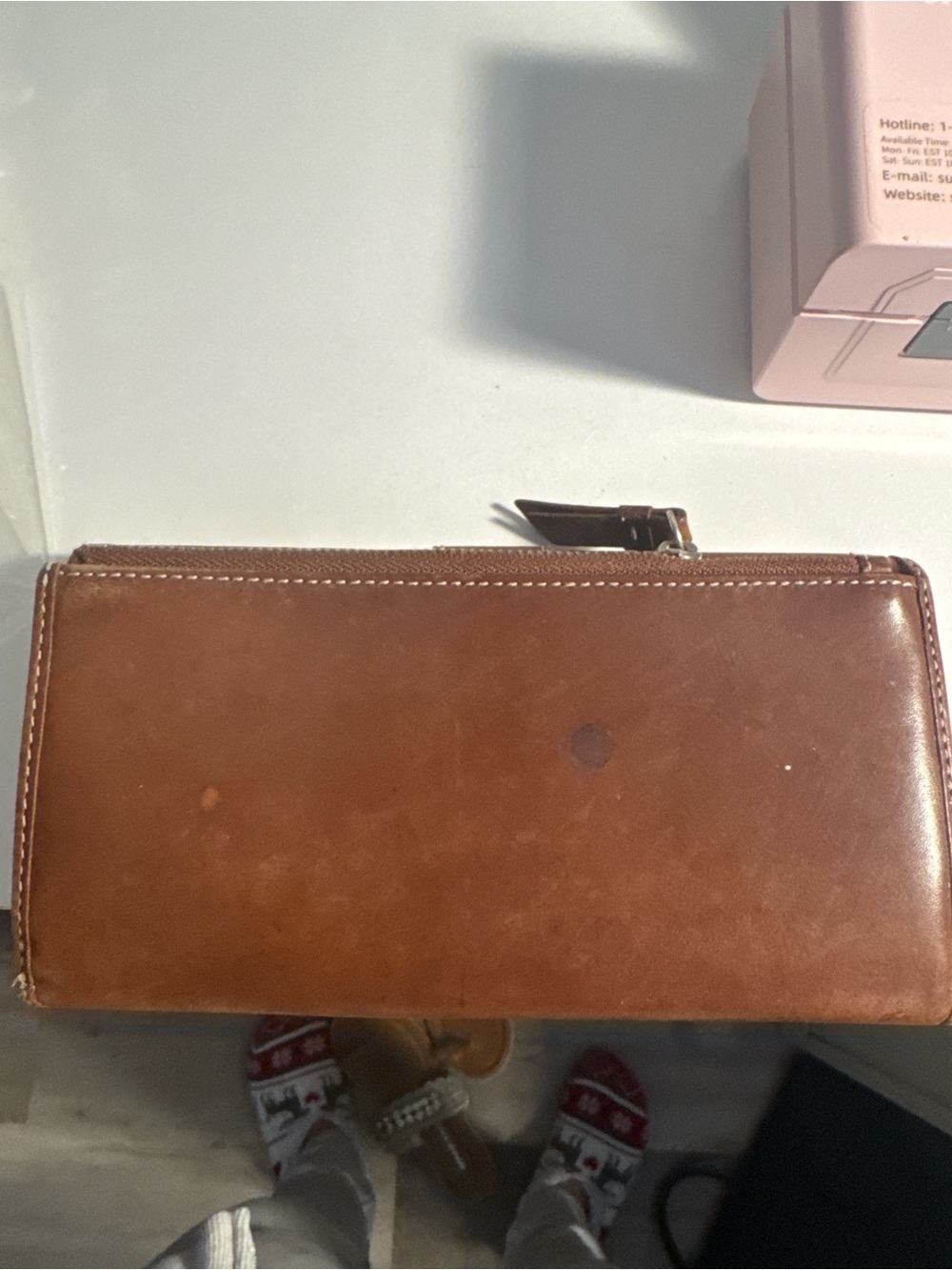 Coach Leatherware Est. 1941 Brown Leather Wallet Checkbook Organizer - Picture 7 of 8